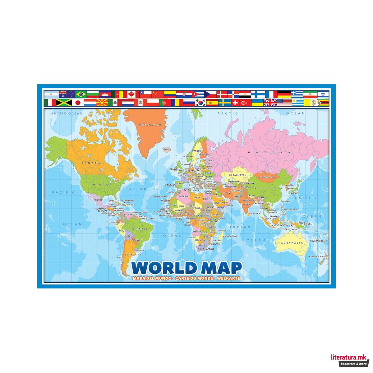 Сложувалка, Map of the World, 100 парчиња