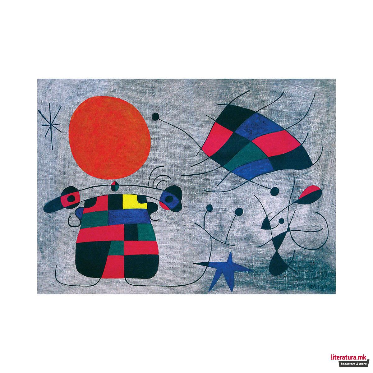 Сложувалка, Fine Art Col., Miro - Smile of the Flamboyant Wings, 1000 парчиња 