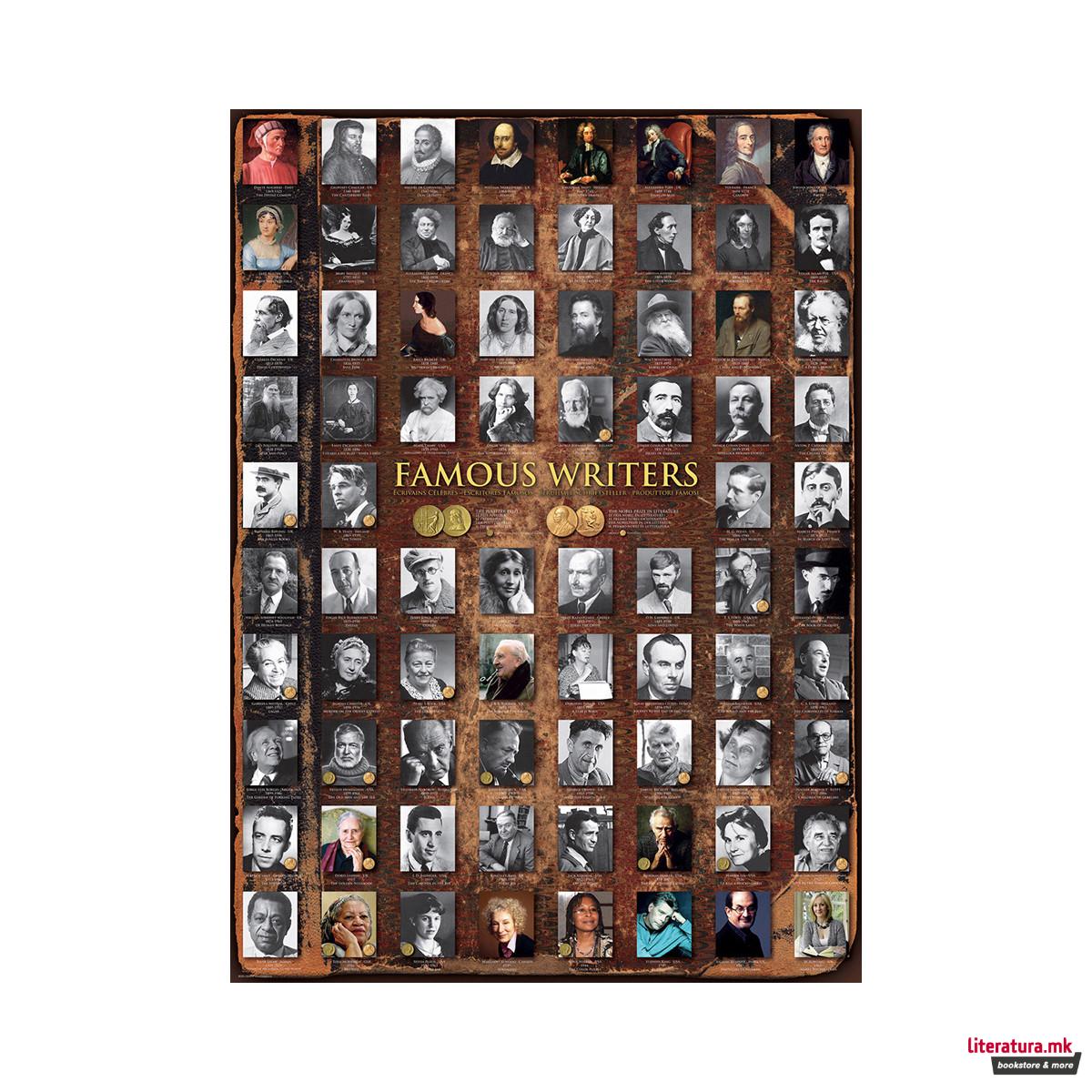 Сложувалка, Famous Writers, 1000 парчиња 
