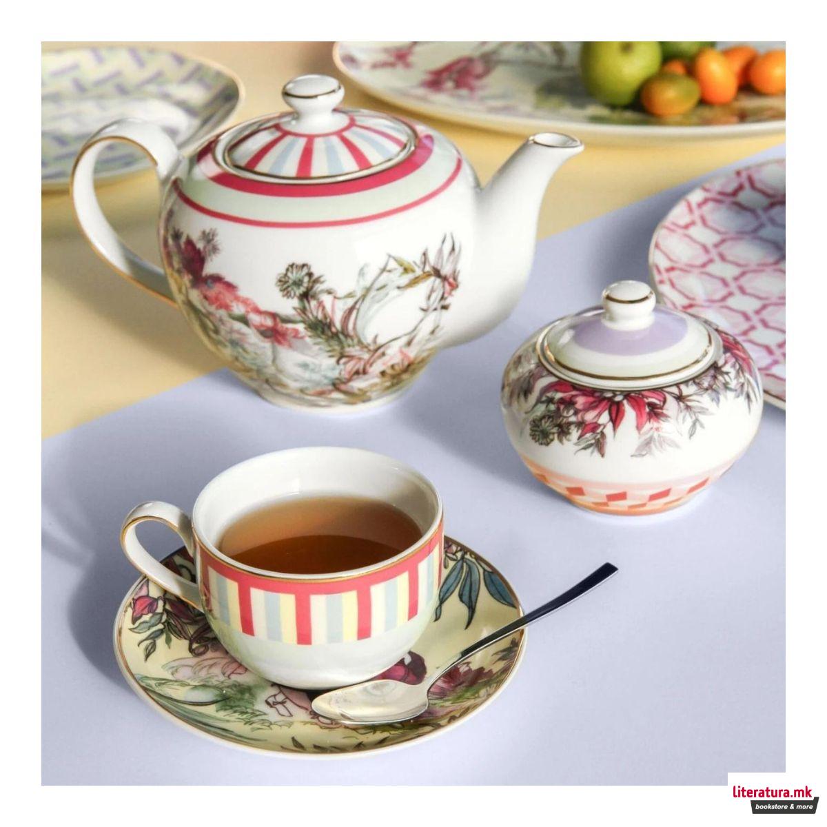 Сет од 2 шолји за чај со тацни, Firenze 