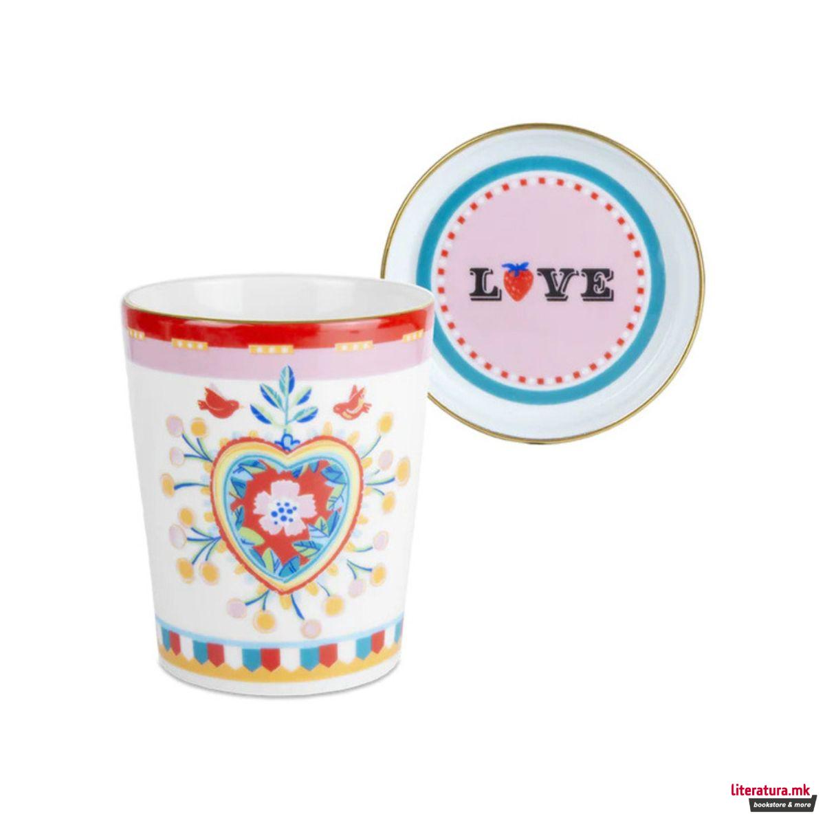Чаша со поклопка, Mamma Mia - Heart 