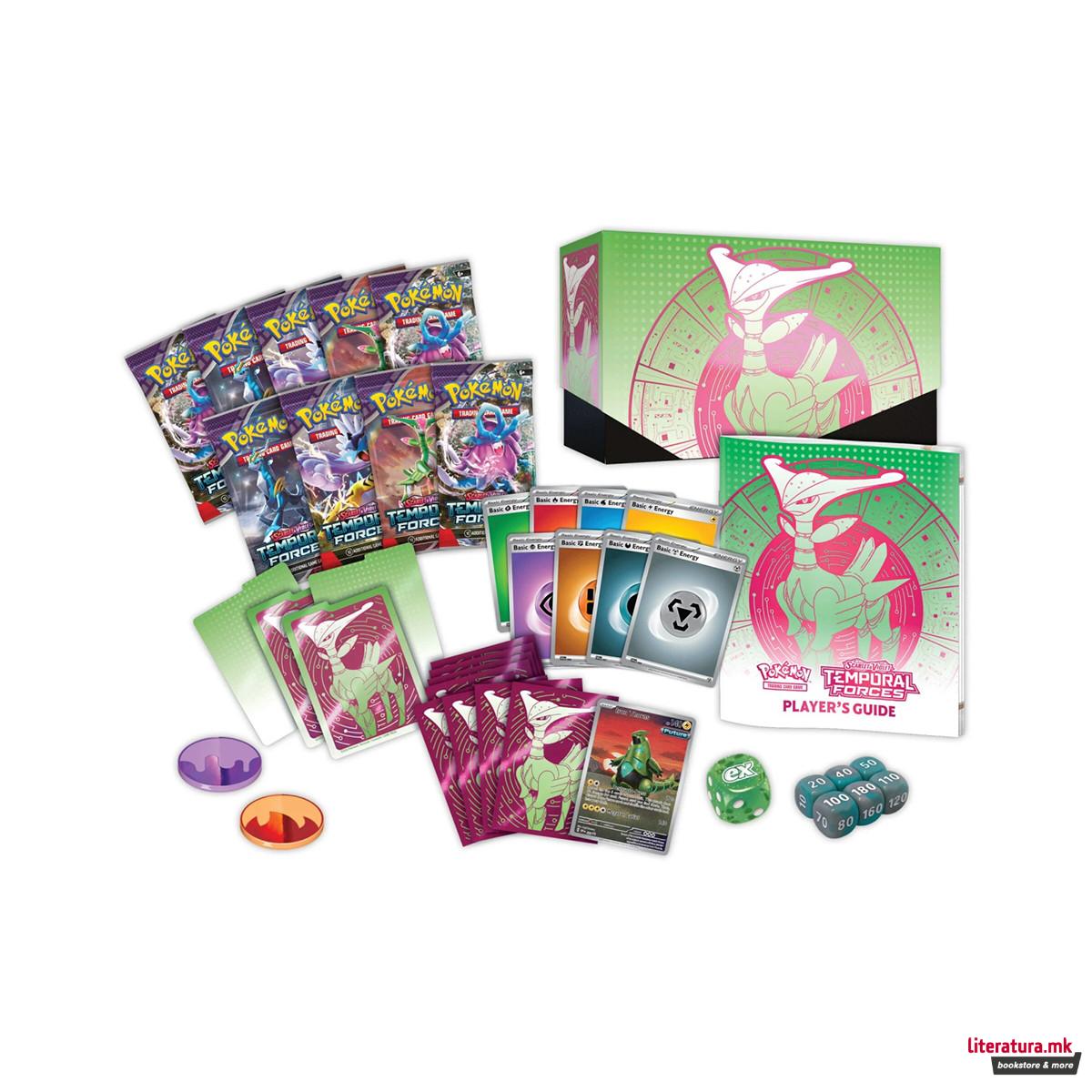 Сет за игра, Pokemon Scarlet & Violet - Temporal Forces - Elite Trainer Box