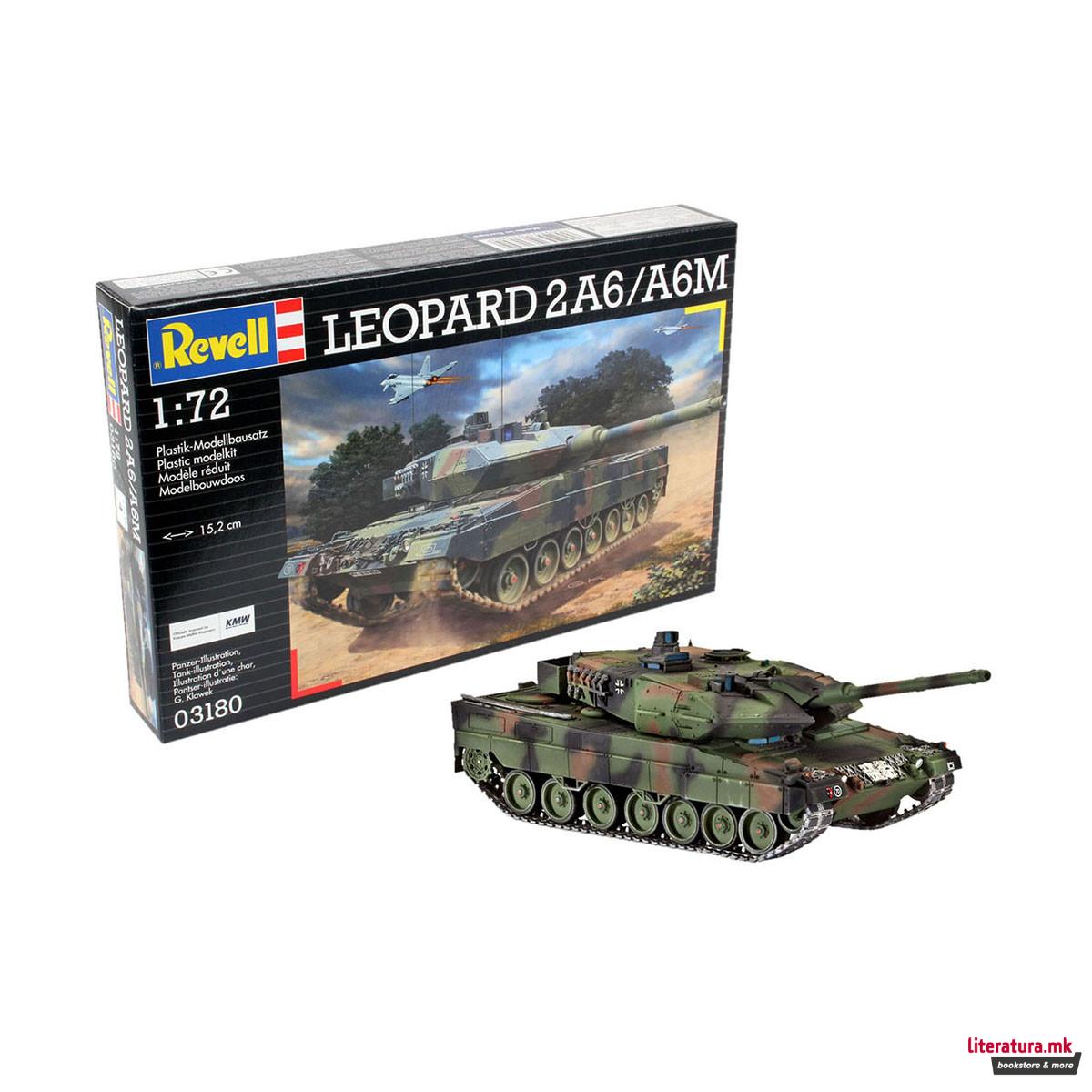 Макета, Leopard 2A6/A6M, 1:72 