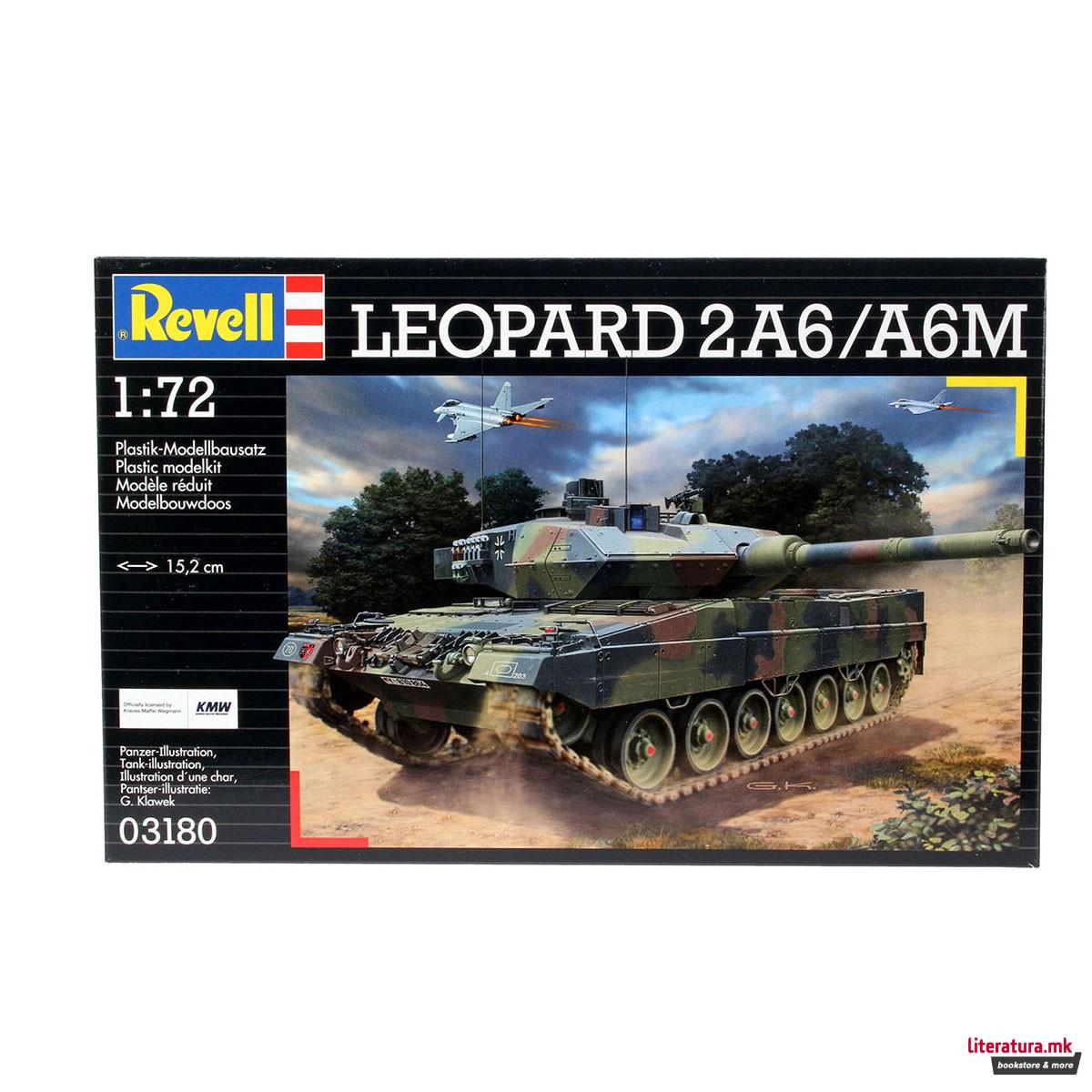 Макета, Leopard 2A6/A6M, 1:72 