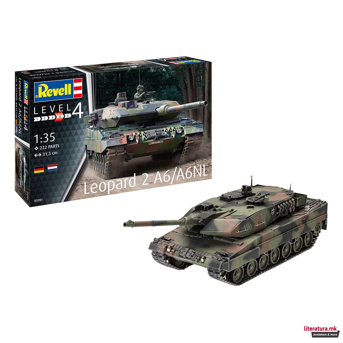 Макета, Leopard 2A6/A6NL, 1:35 