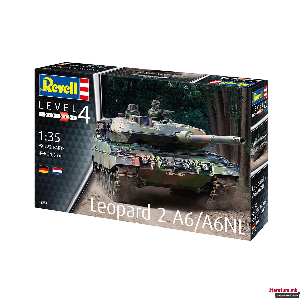 Макета, Leopard 2A6/A6NL, 1:35 