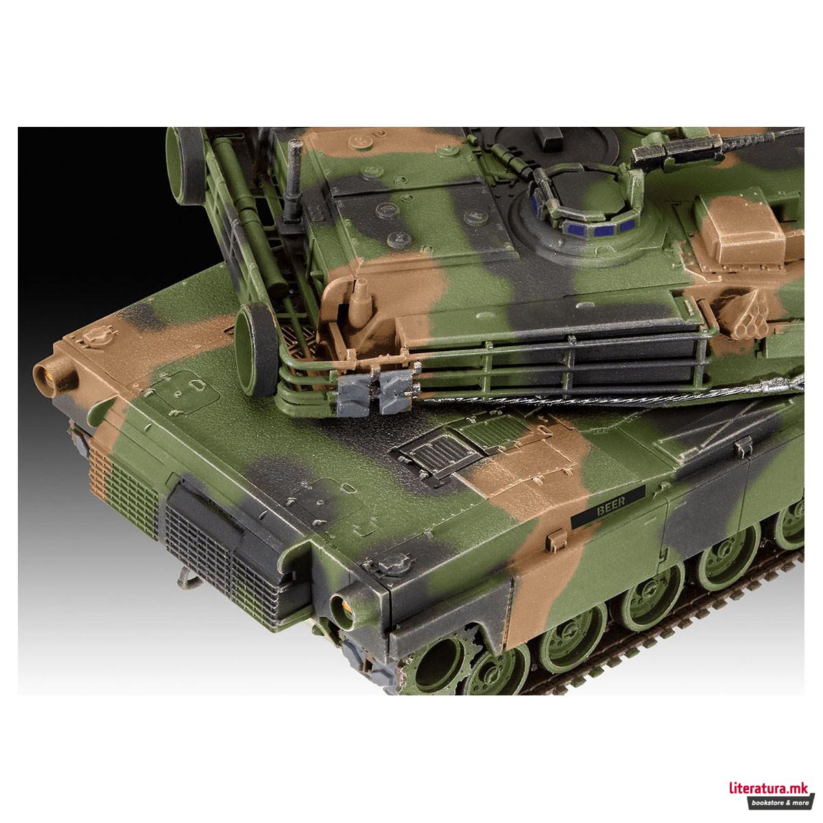 Макета, M1A1 AIM(SA)/ M1A2 Abrams, 1:72 