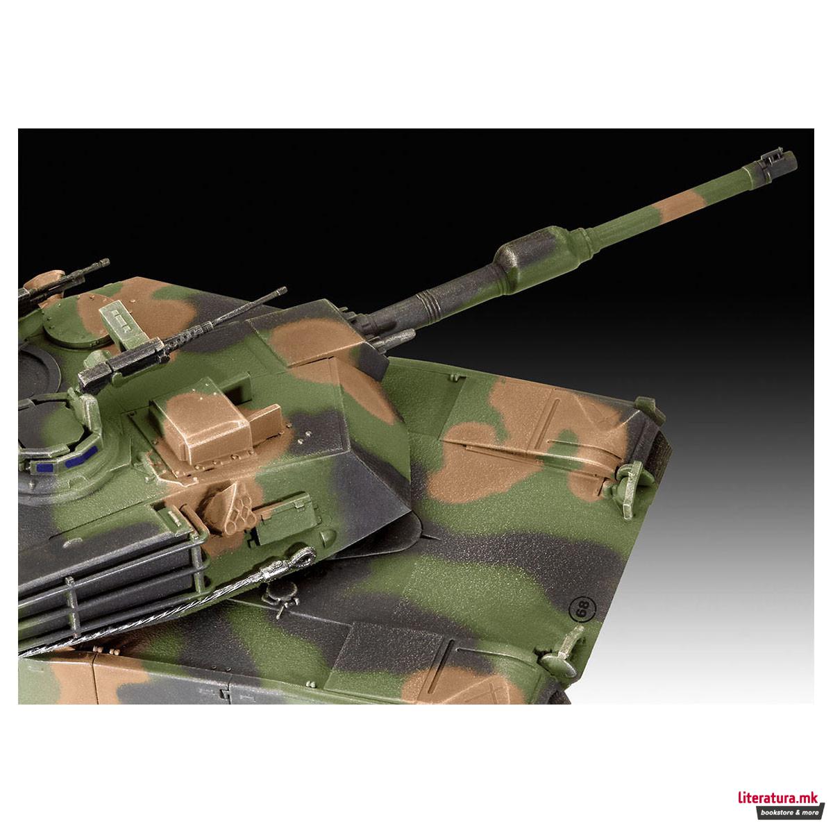 Макета, M1A1 AIM(SA)/ M1A2 Abrams, 1:72 