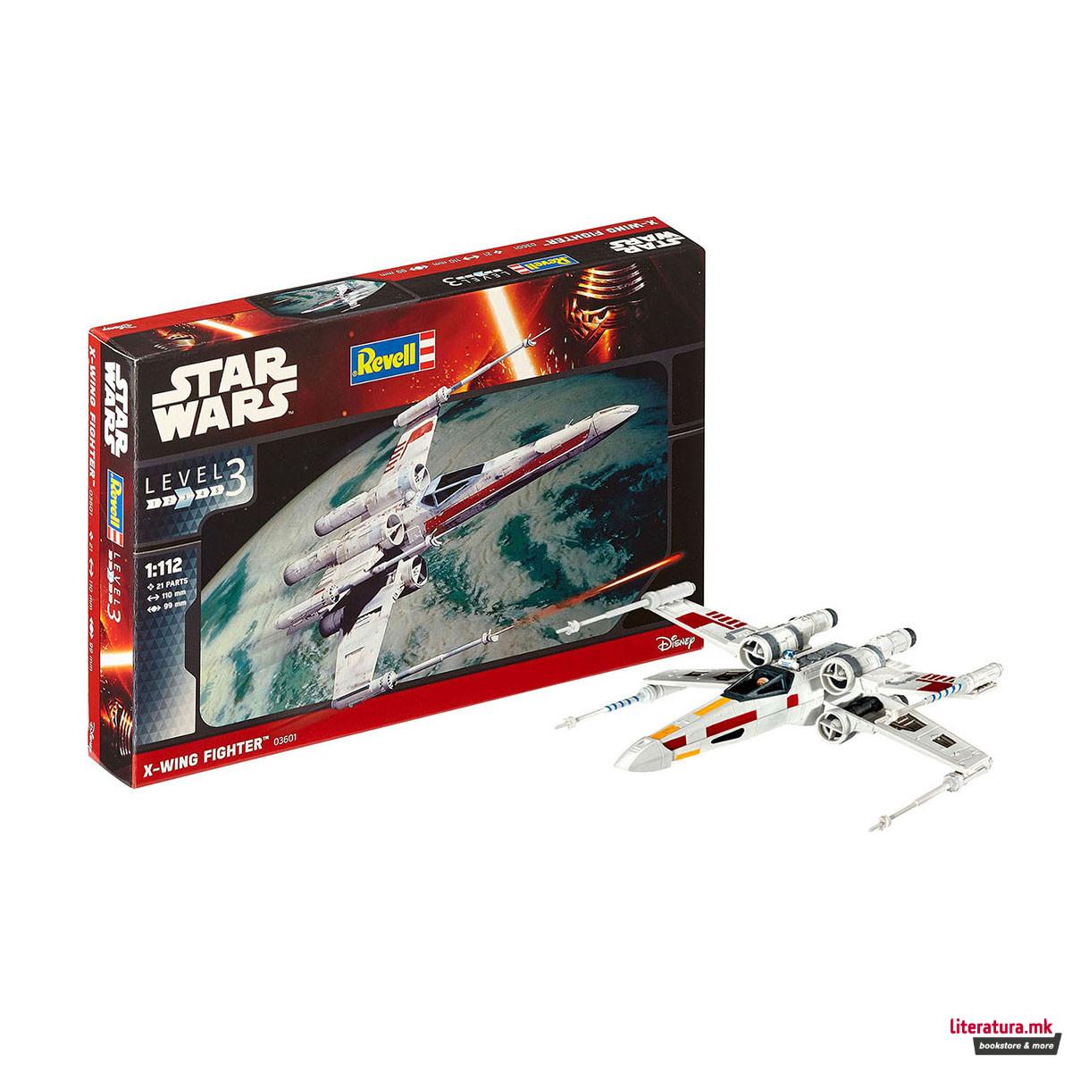 Макета, Star Wars - X-Wing Fighter, 1:112 