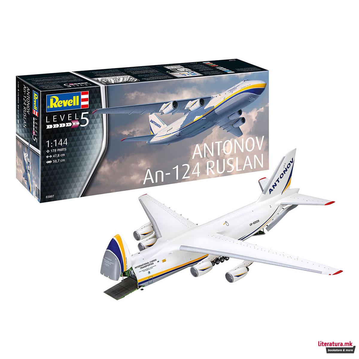 Макета, Antonov AN-124 Ruslan, 1:144 