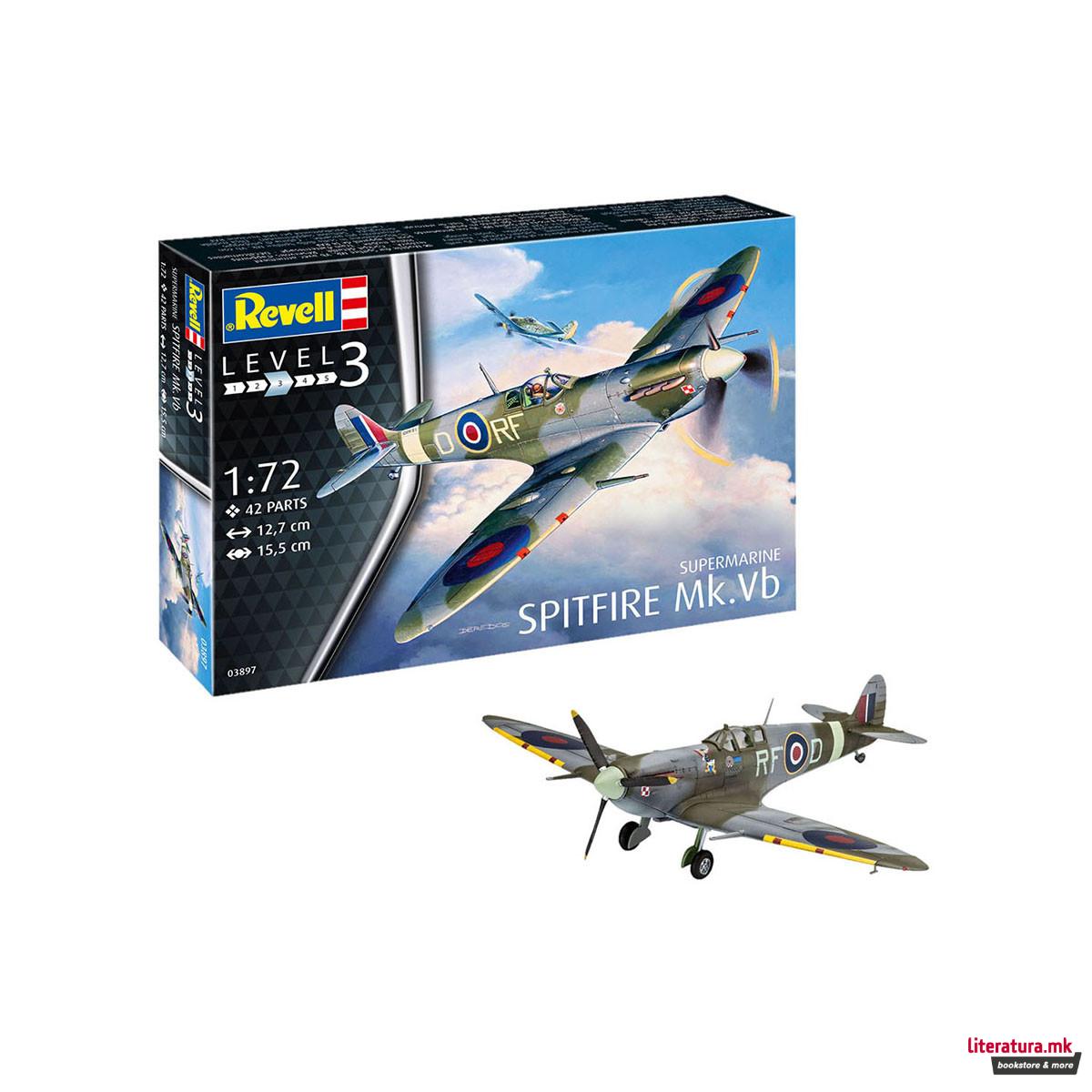 Макета, Supermarine Spitfire Mk.Vb, 1:72 