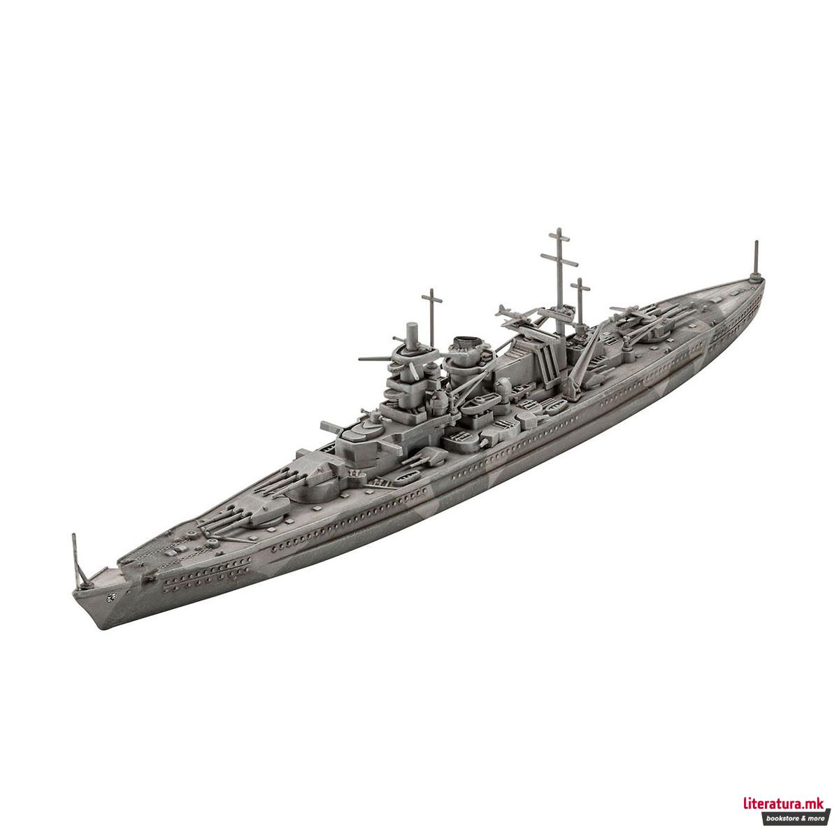 Макета, Gneisenau, 1:1200 