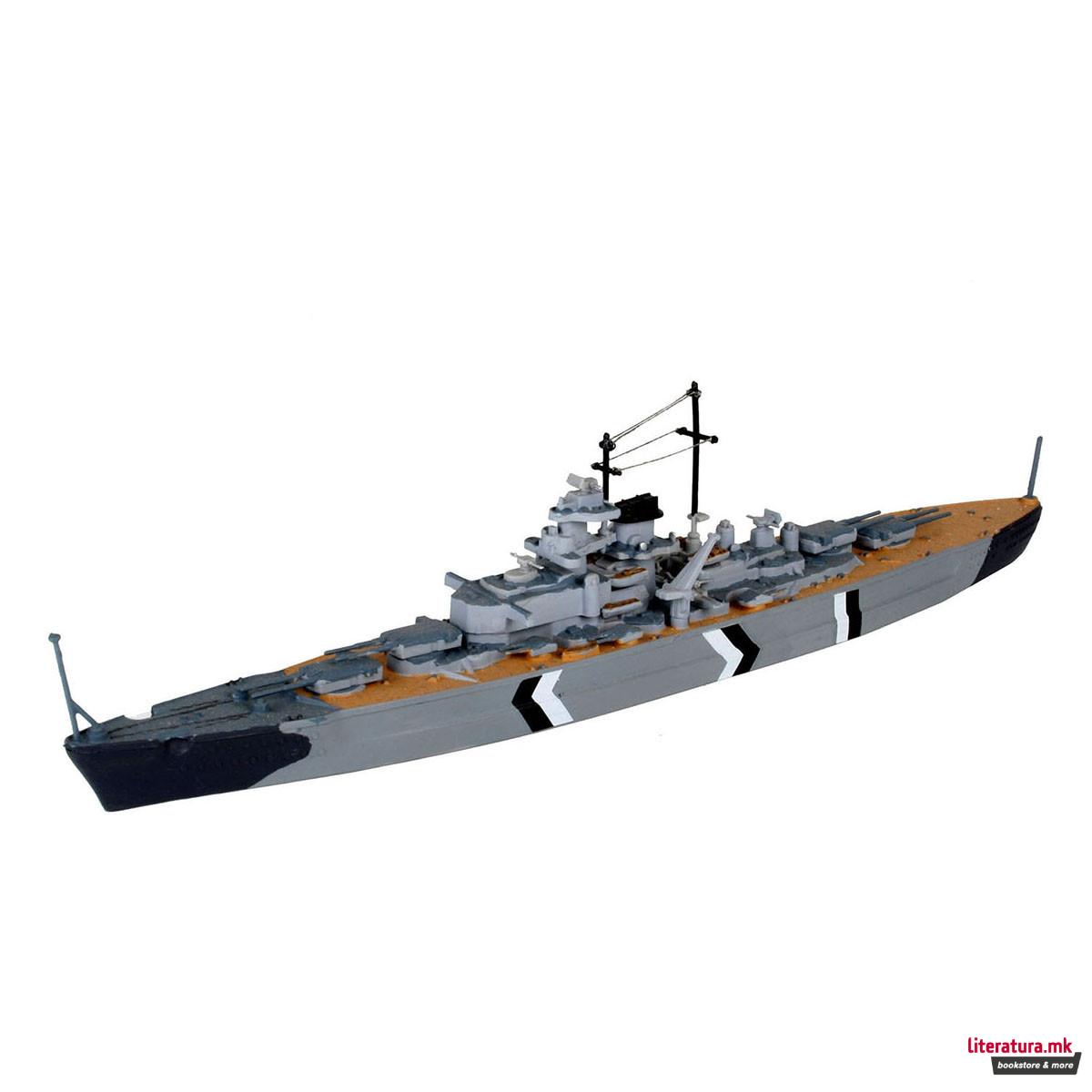 Макета, First Diorama Set - Bismarck Battle, 1:1200 