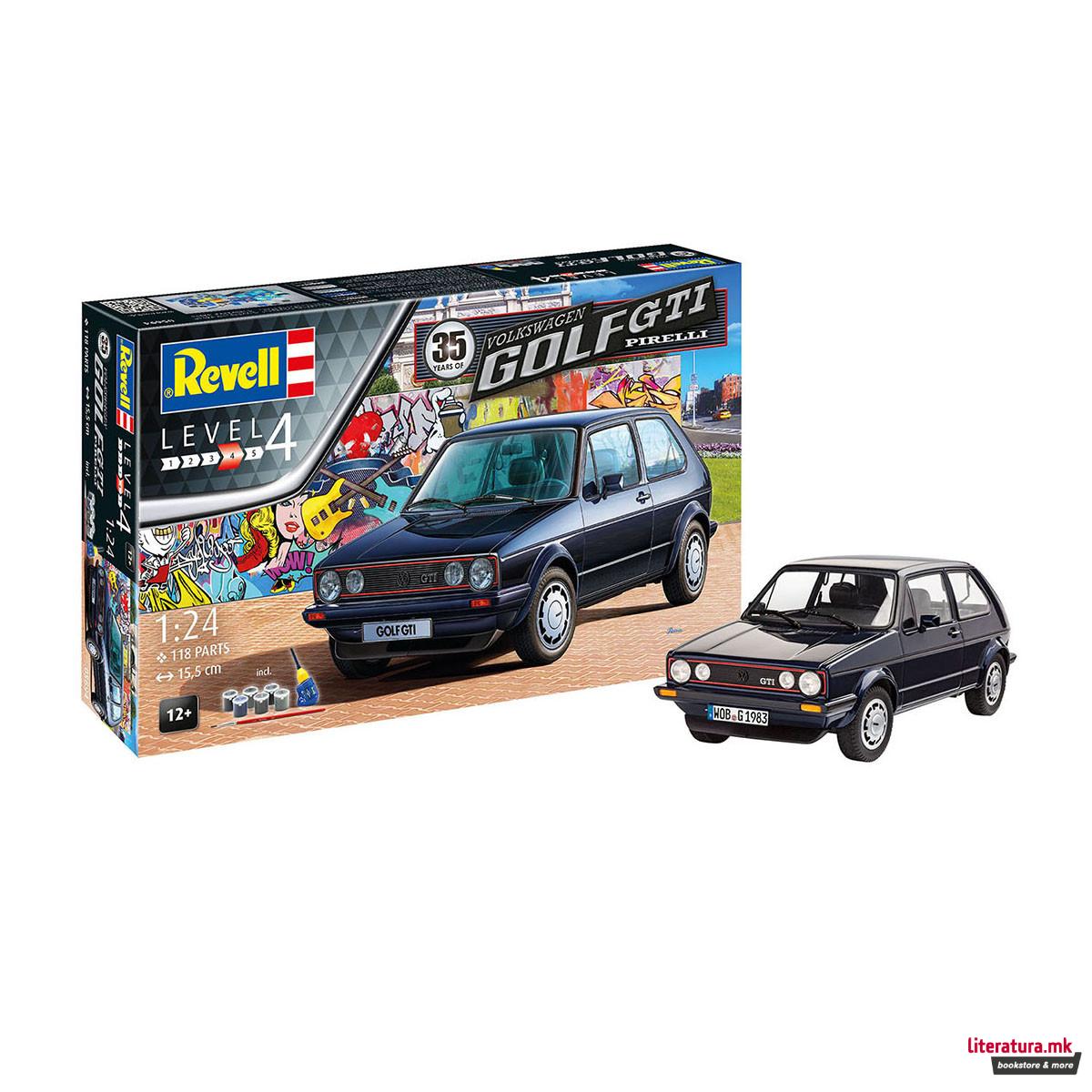 Макета, 35 Years VW Golf 1 GTI Pirelli, 1:24 