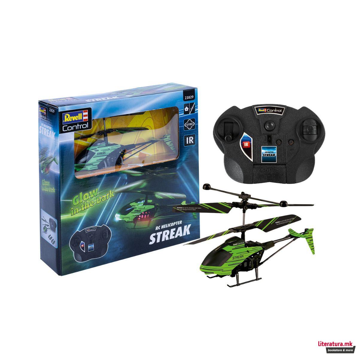 Хеликоптер со далечинско управување, Glow in the Dark Heli STREAK 