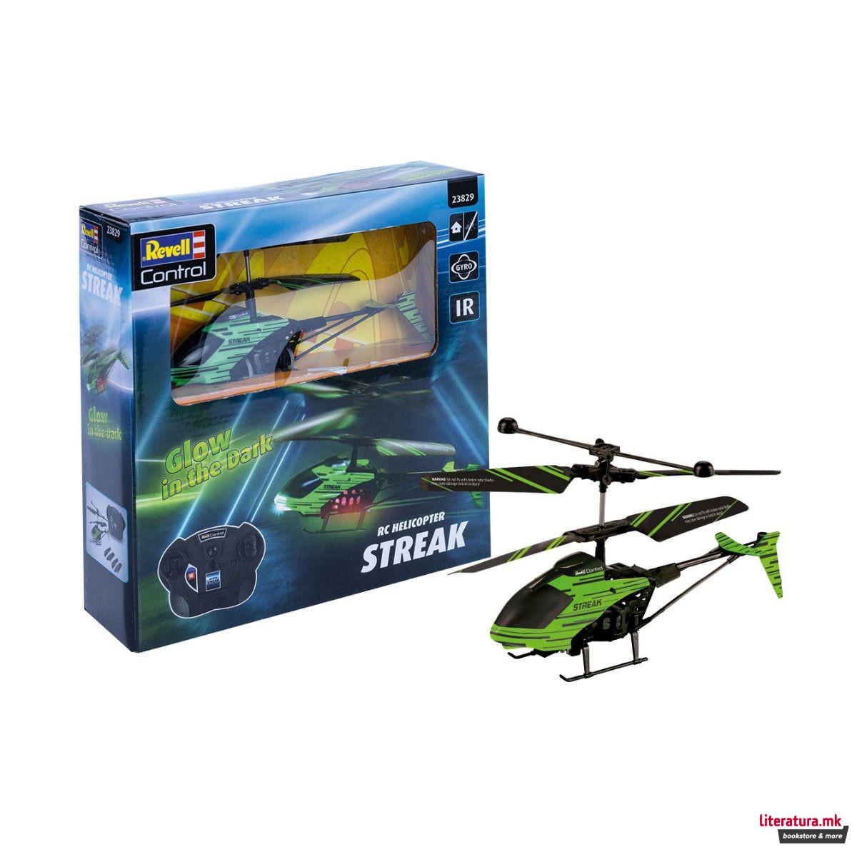 Хеликоптер со далечинско управување, Glow in the Dark Heli STREAK 