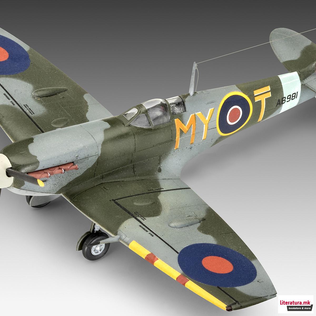 Сет макета + бои, Combat Set: Messerschmitt Bf109G-10 & Spitfire Mk.V, 1:72 