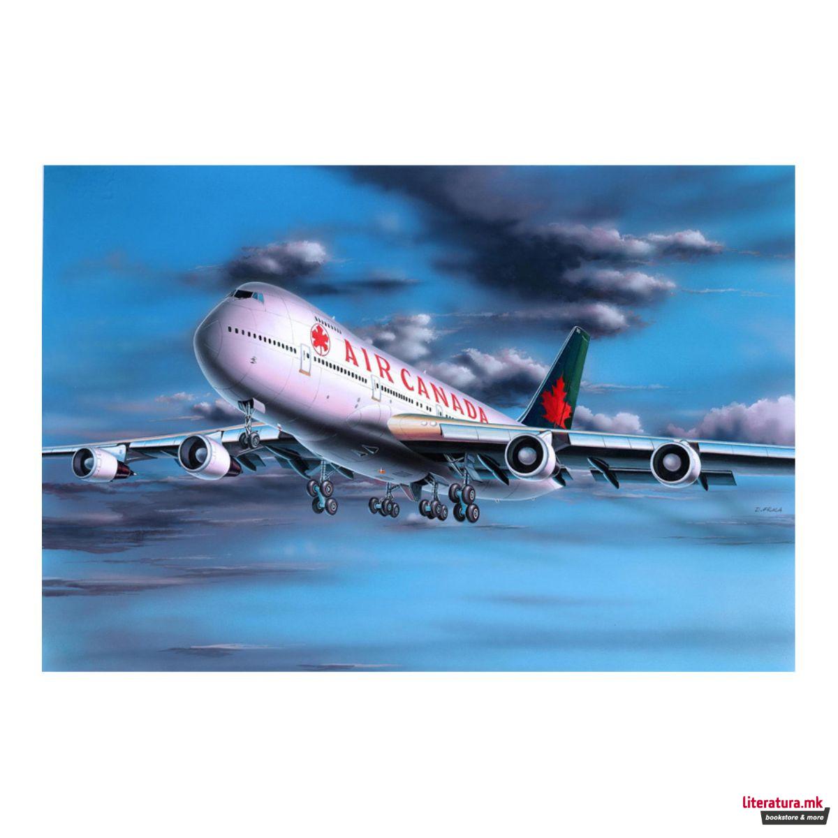 Сет макета + бои, Boeing 747-200, 1:390 