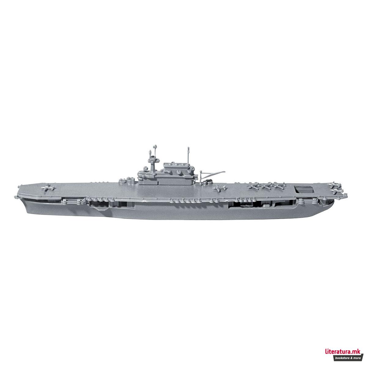 Сет макета + бои, USS Enterprise CV-6, 1:1200 