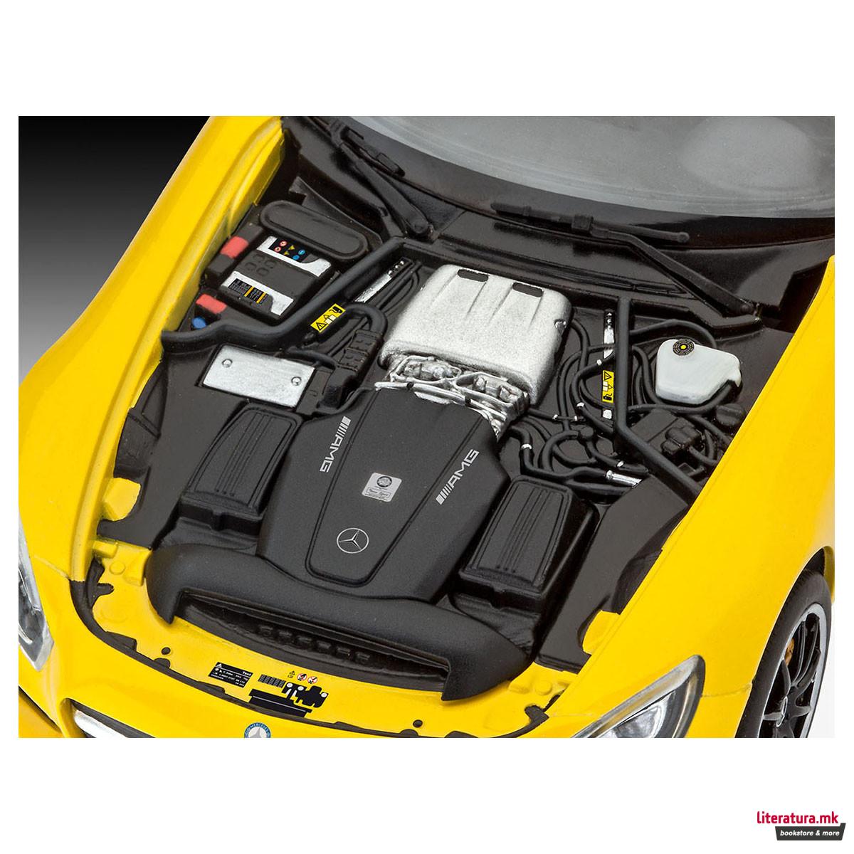 Сет макета + бои, Mercedes-AMG GT, 1:24 