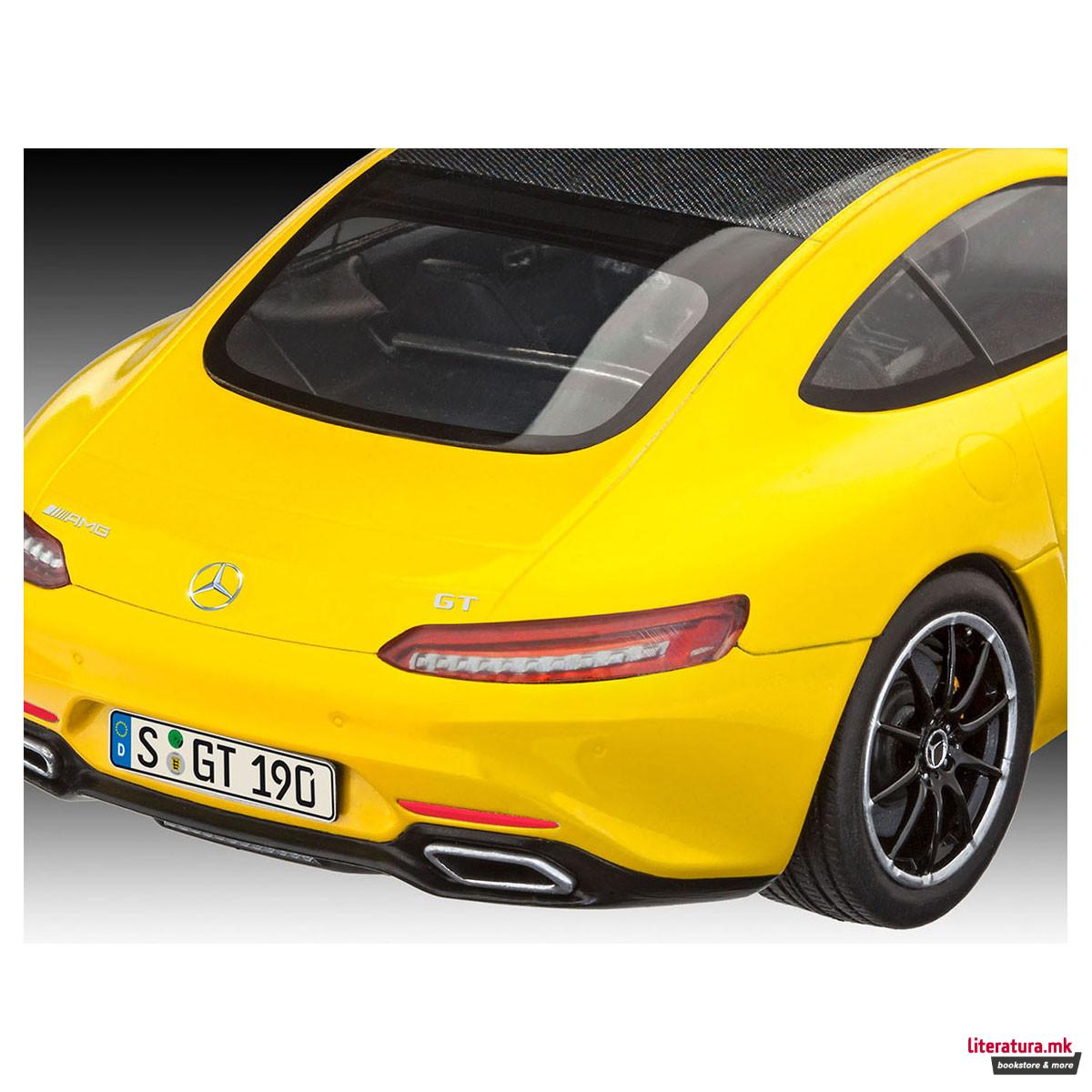 Сет макета + бои, Mercedes-AMG GT, 1:24 