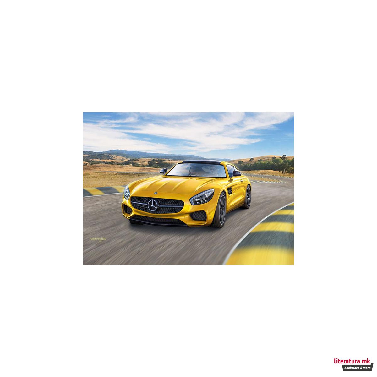 Сет макета + бои, Mercedes-AMG GT, 1:24 