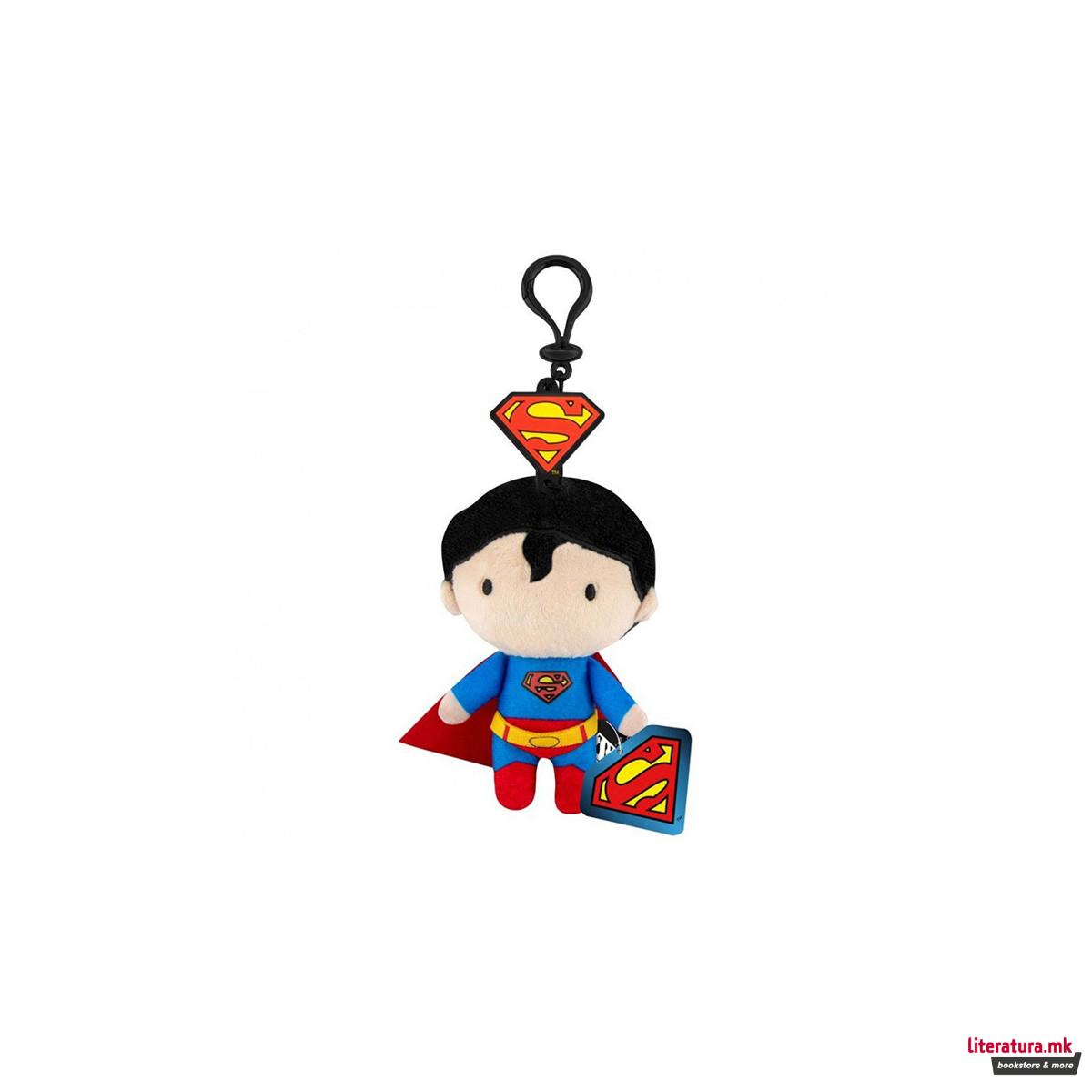 Плишан приврзок за клучеви, DC: Superman, 11cm 