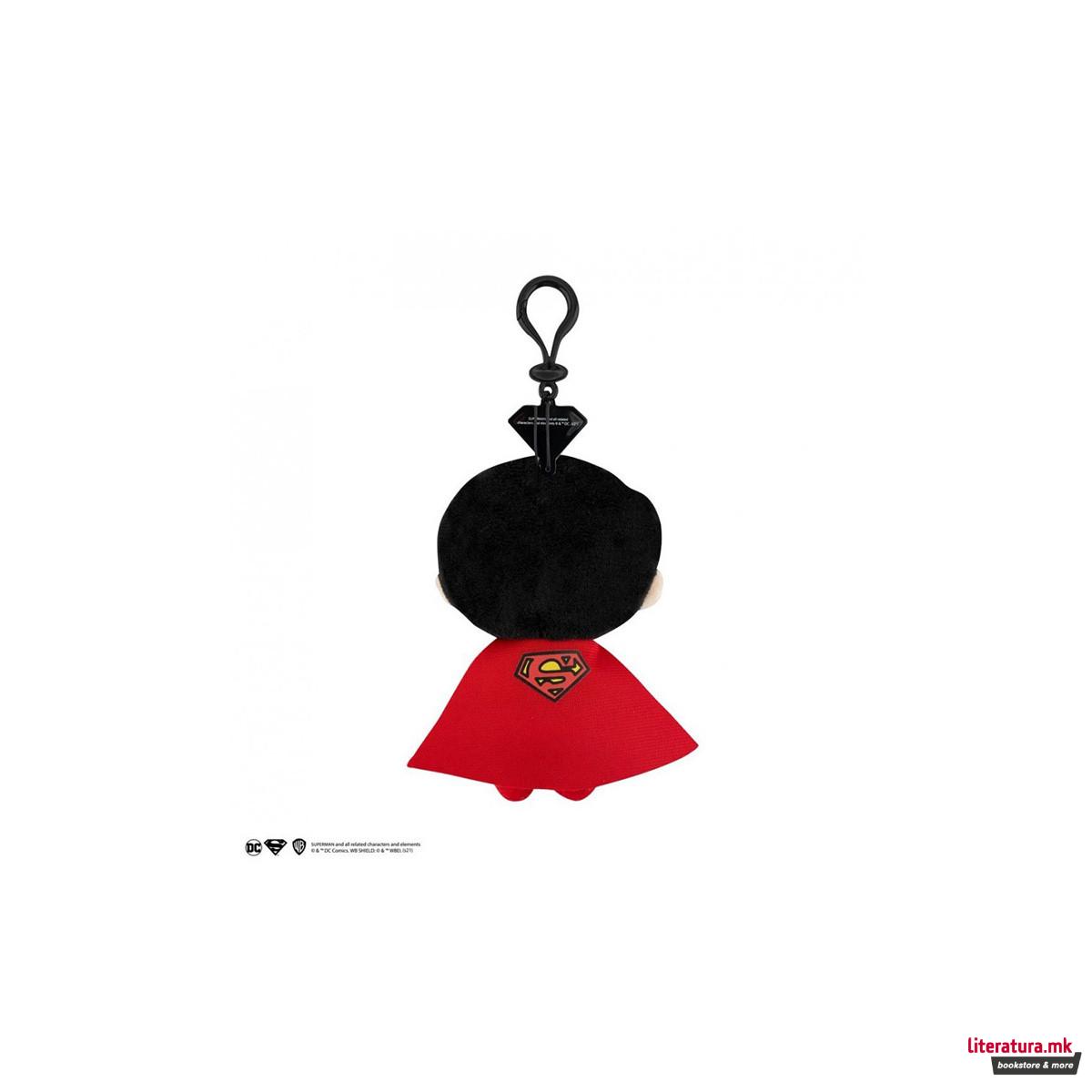 Плишан приврзок за клучеви, DC: Superman, 11cm 