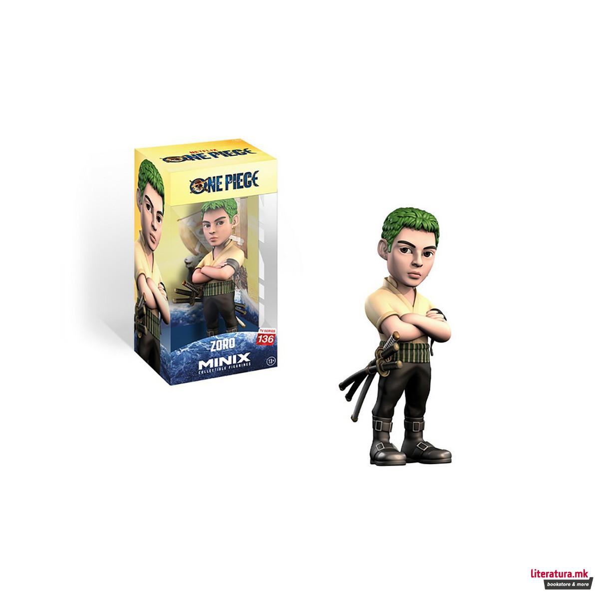 Фигура, MINIX, One Piece: Wave 5 - Zoro Roronoa, 12cm 