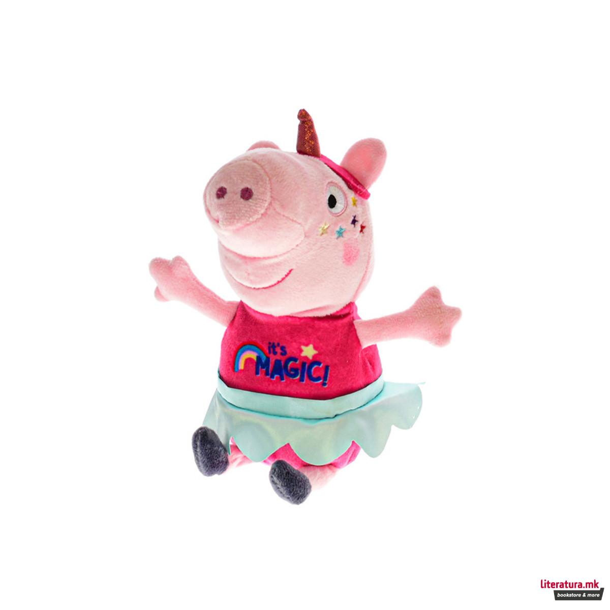 Плишана играчка, Play By Play, Peppa Pig: Peppa Pig Unicorn, 27cm 