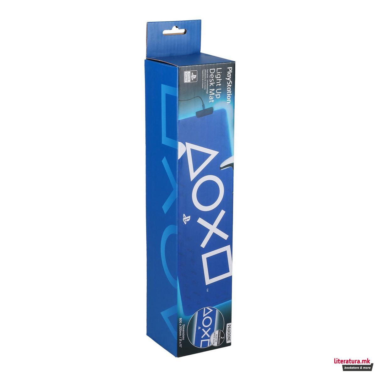 Светлечка подлога за биро, Paladone, Playstation, 30x80cm 