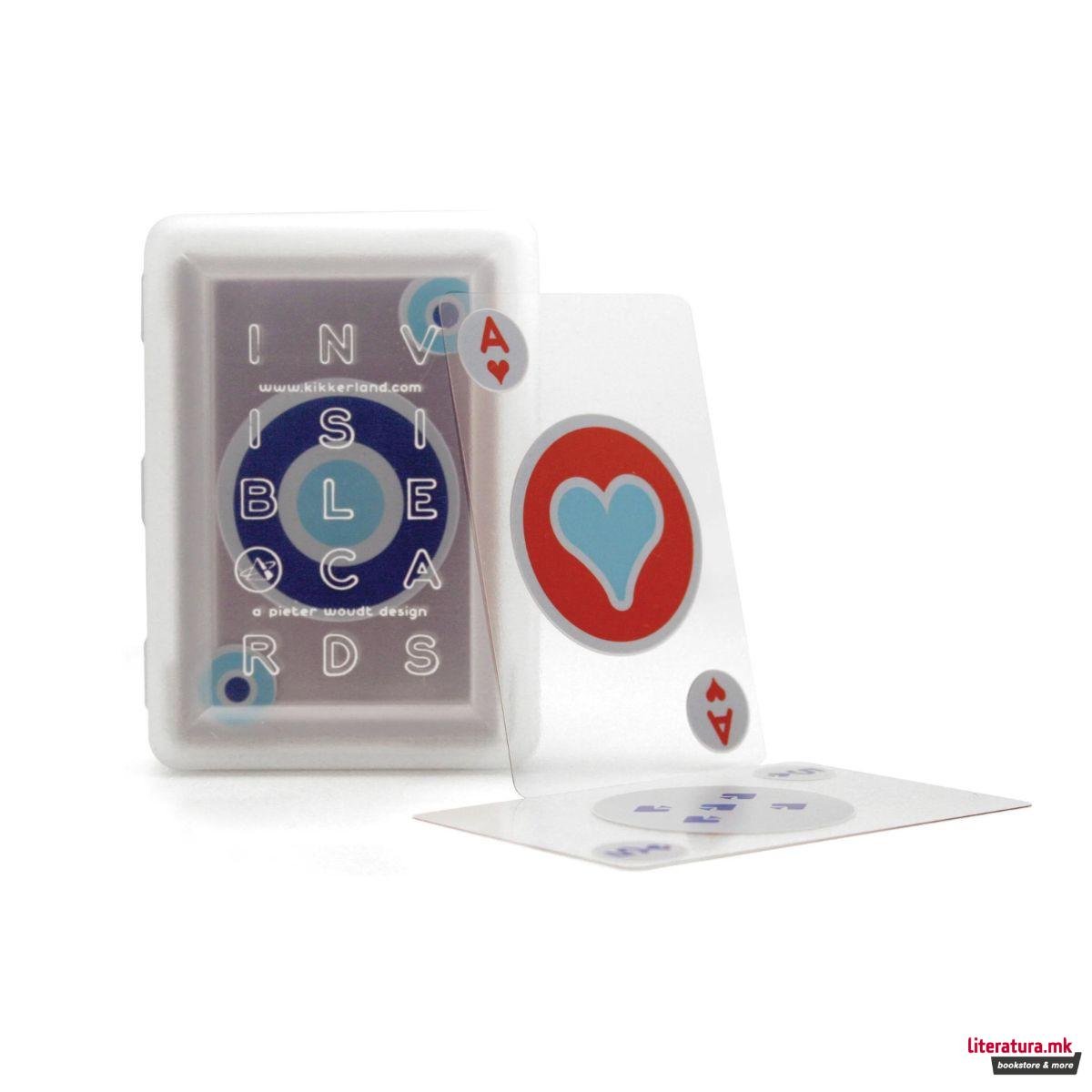 Невидливи карти за игра 