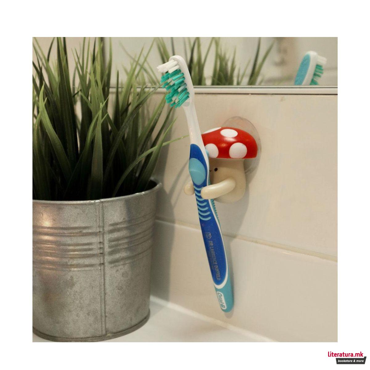 Држач за четка за заби - Печурка 
