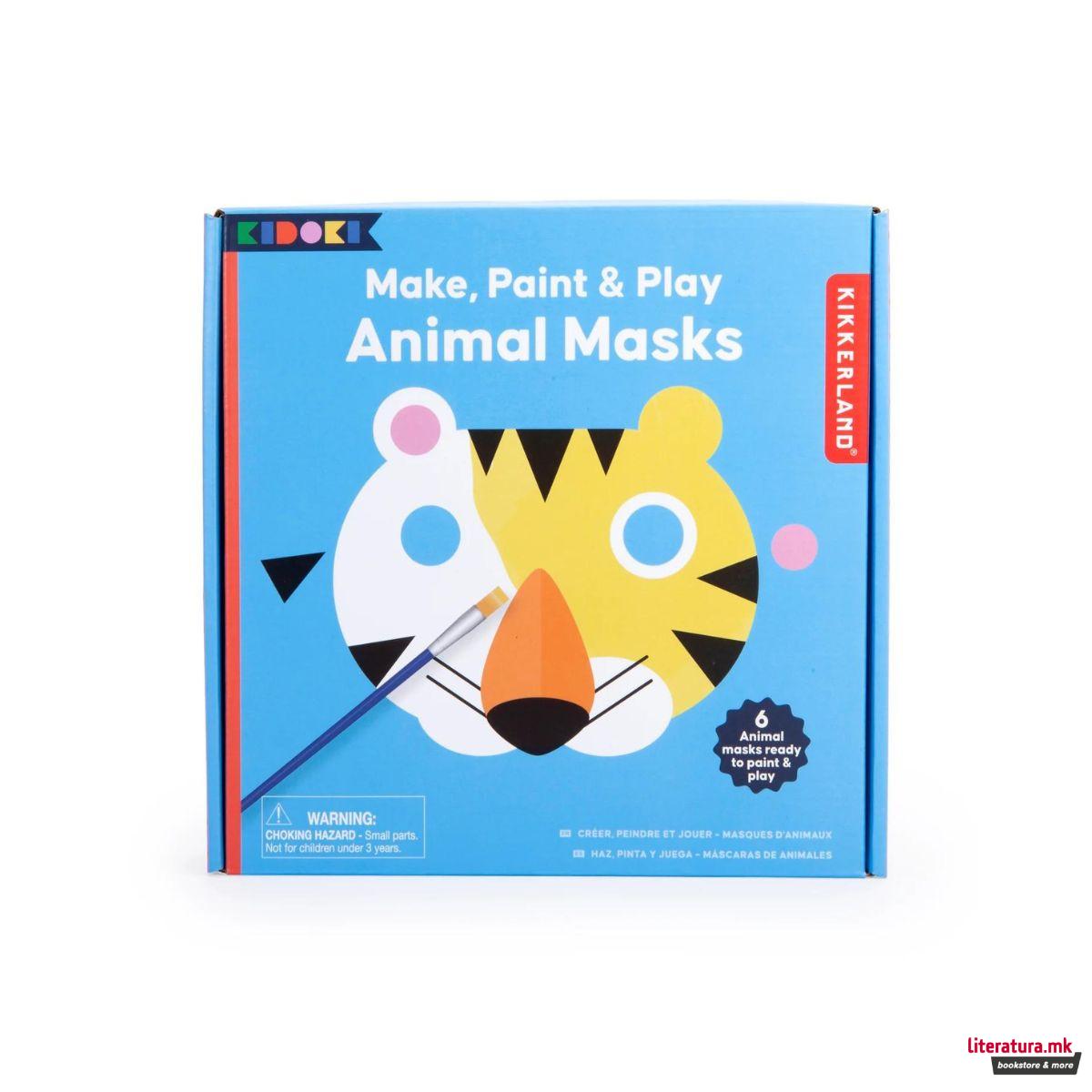 Сет за изработка, Kidoki - Animal Masks 