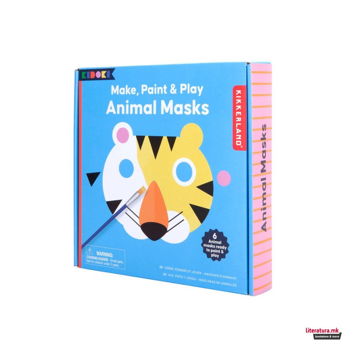 Сет за изработка, Kidoki - Animal Masks 