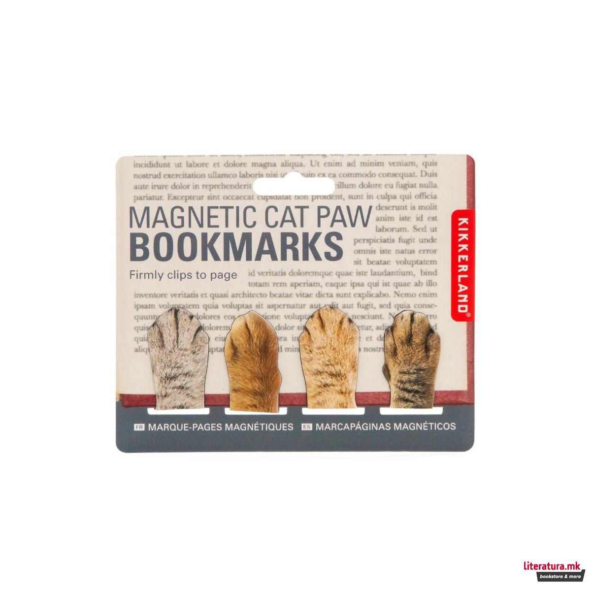 Магнетни разделници за книги - Cat Paw, 1/4