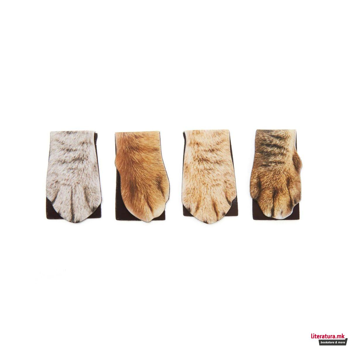 Магнетни разделници за книги - Cat Paw, 1/4