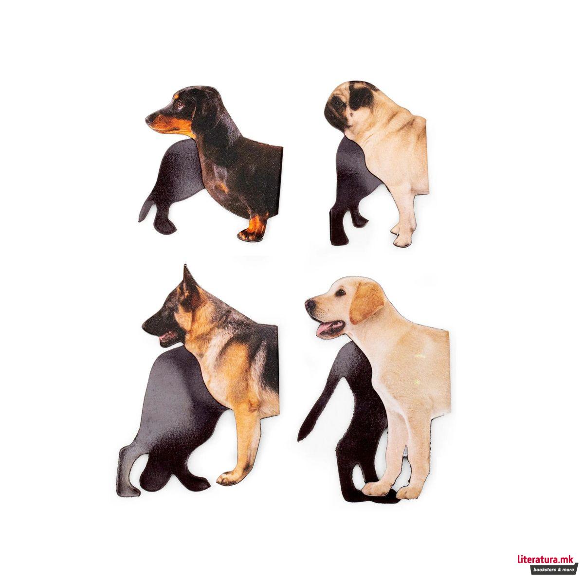 Магнетни разделници за книги - Dogs, 1/4
