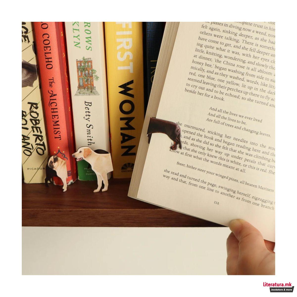 Магнетни разделници за книги - Dogs, 1/4