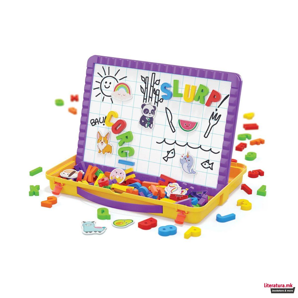 Магнетна табла со букви, Magnetic Letters