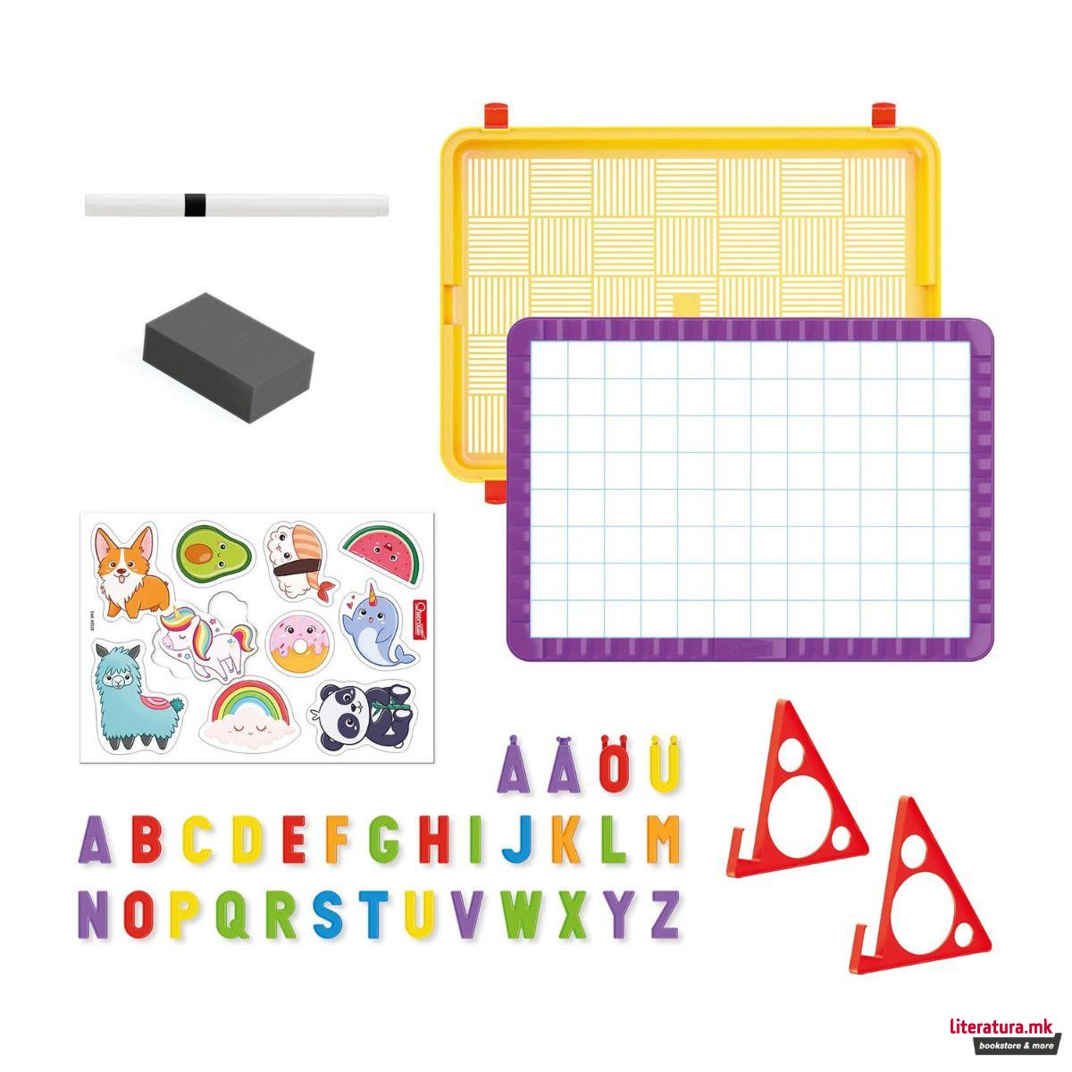 Магнетна табла со букви, Magnetic Letters