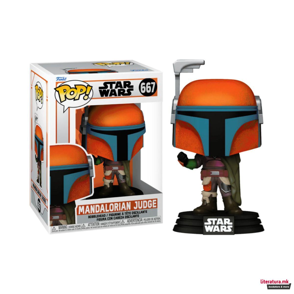 Фигура, Pop!, Star Wars: The Mandalorian - Mandalorian Judge 
