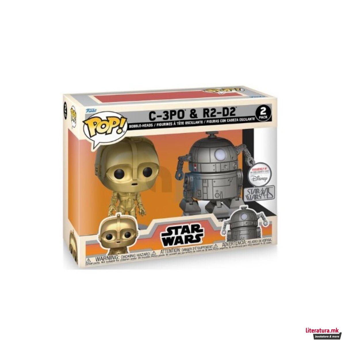 Фигура, Pop! Concept Series, Star Wars - C-3P0 & R2D2 
