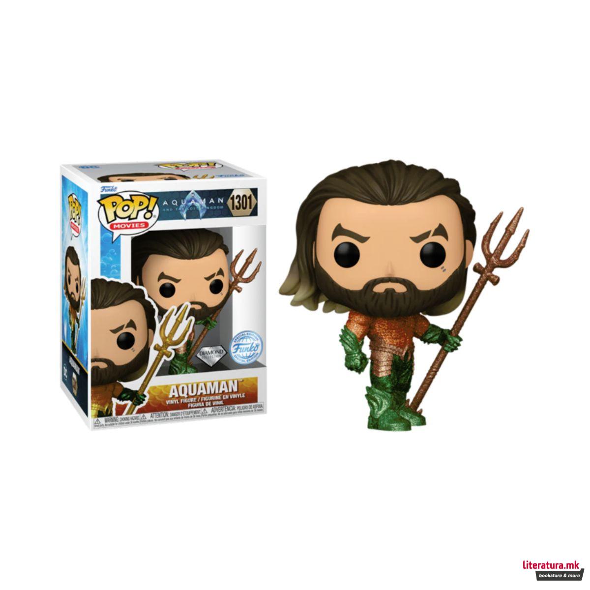 Фигура, Pop! Movies, Aquaman and the Lost Kingdom - Aquaman (Diamond Collection) 