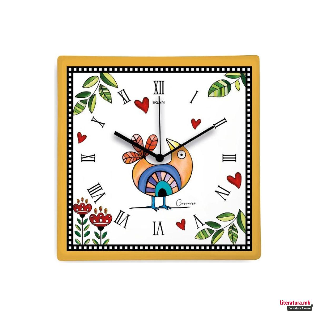 Ѕиден часовник, Cocoricò Yellow, 31 x 31 cm