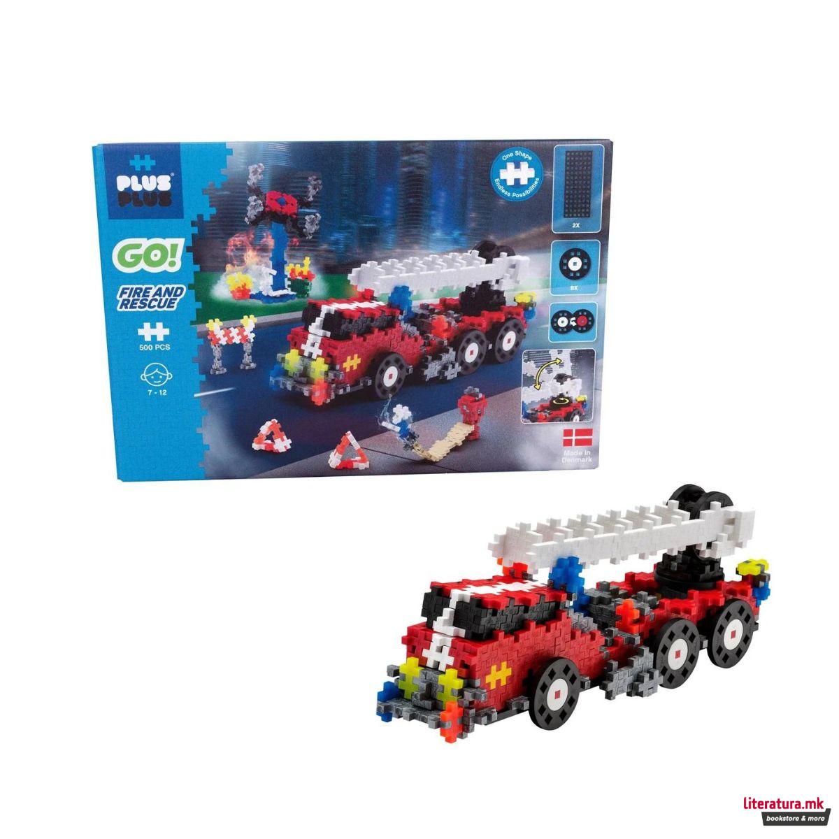 Коцки за градба, Go! Fire and Rescue, 500 парчиња 