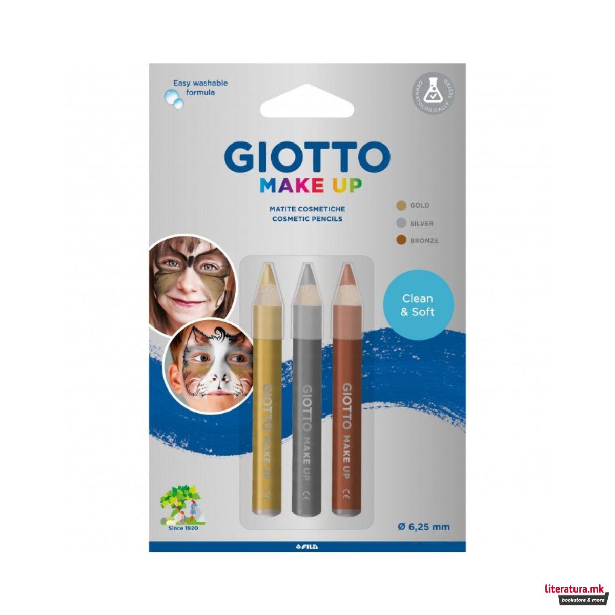Бои за лице, Giotto Make Up - Metallic, 1/3 
