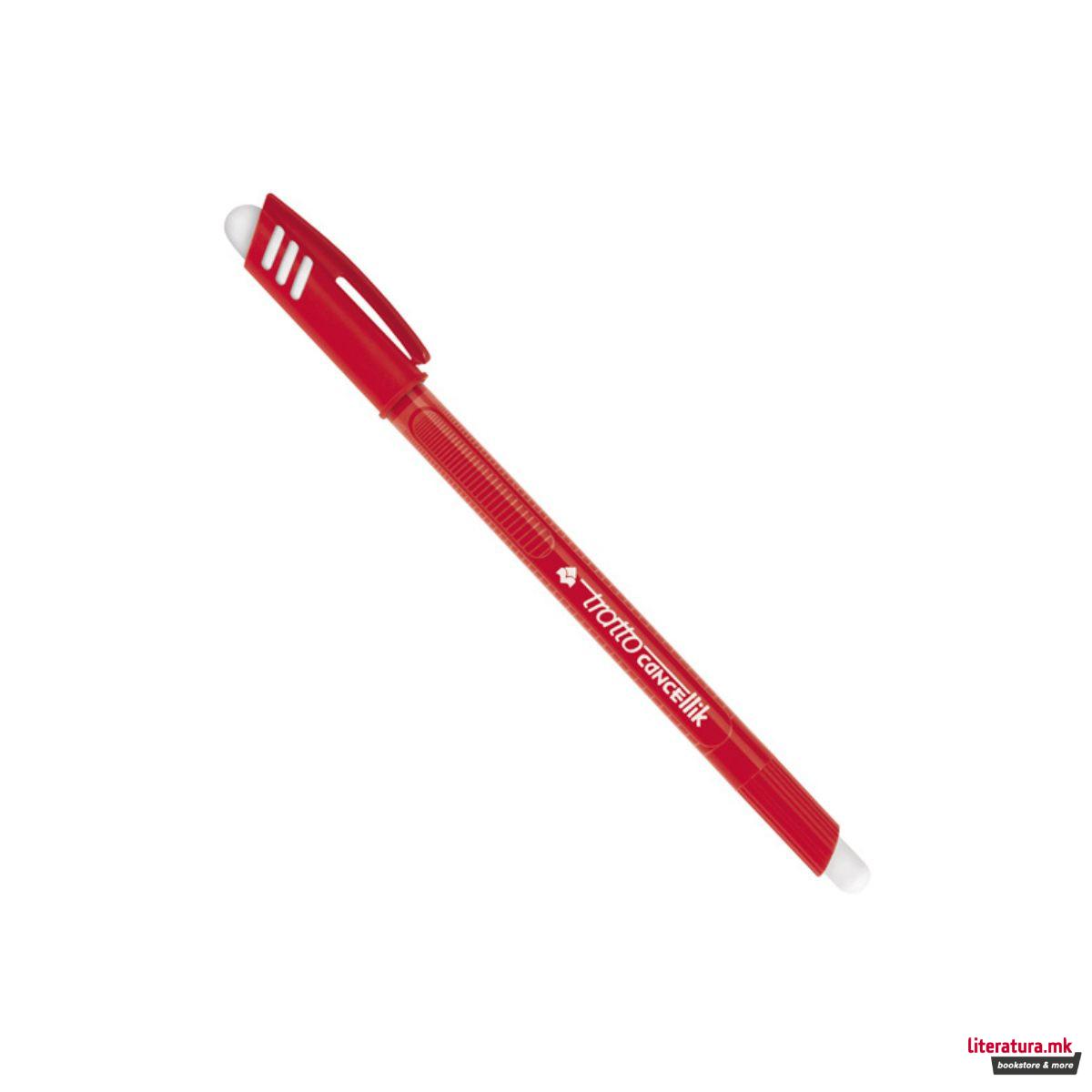 Пенкало пиши-бриши, Tratto Cancellik - црвено 