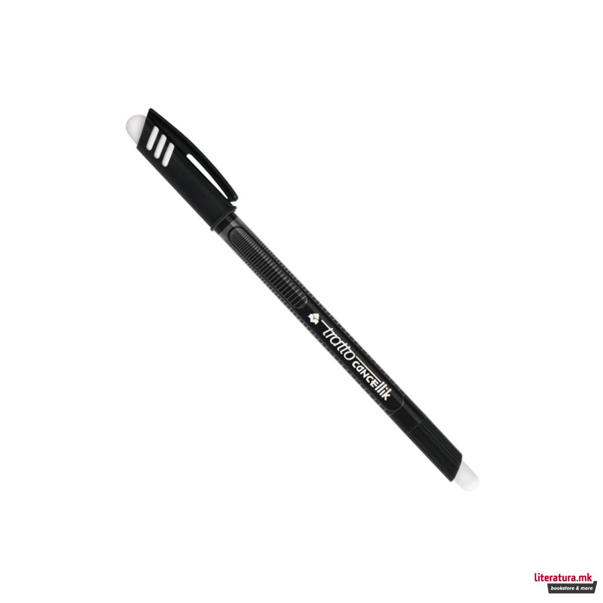 Пенкало пиши-бриши, Tratto Cancellik - црно 