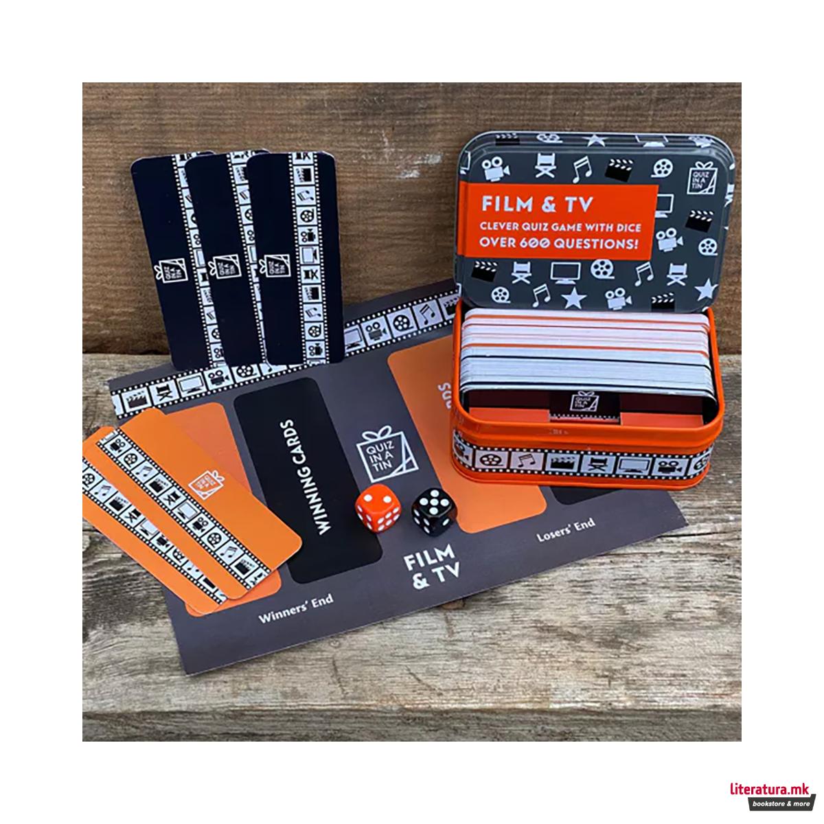 Мини друштвена игра, Apples to Pears - Quiz in a Tin: Film & TV 